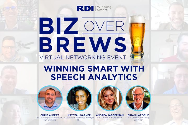 Biz Over Brews - Winning Smart with Speech Analytics