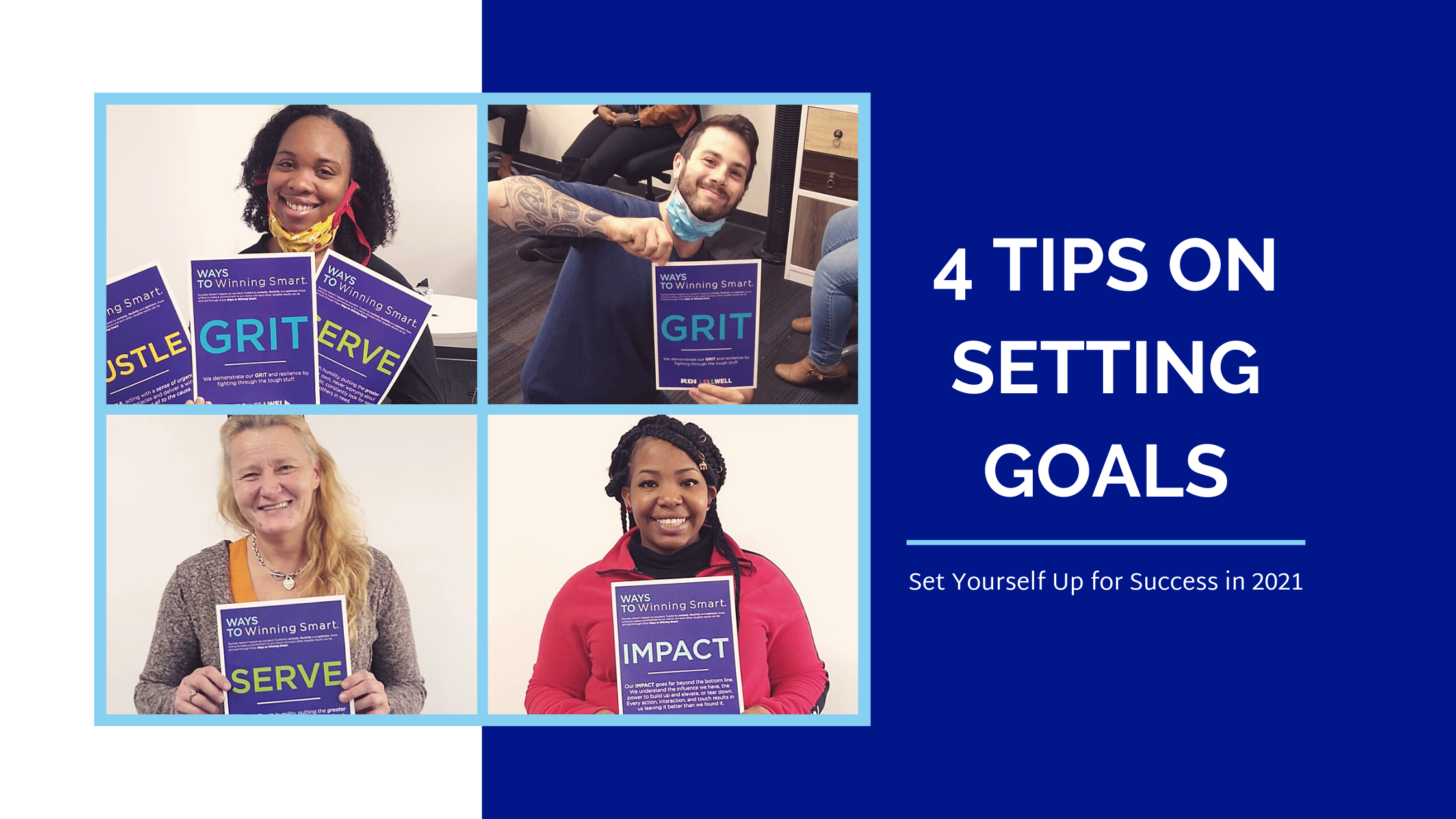 4 Tips on Goal Setting - set yourself up for success in 2021