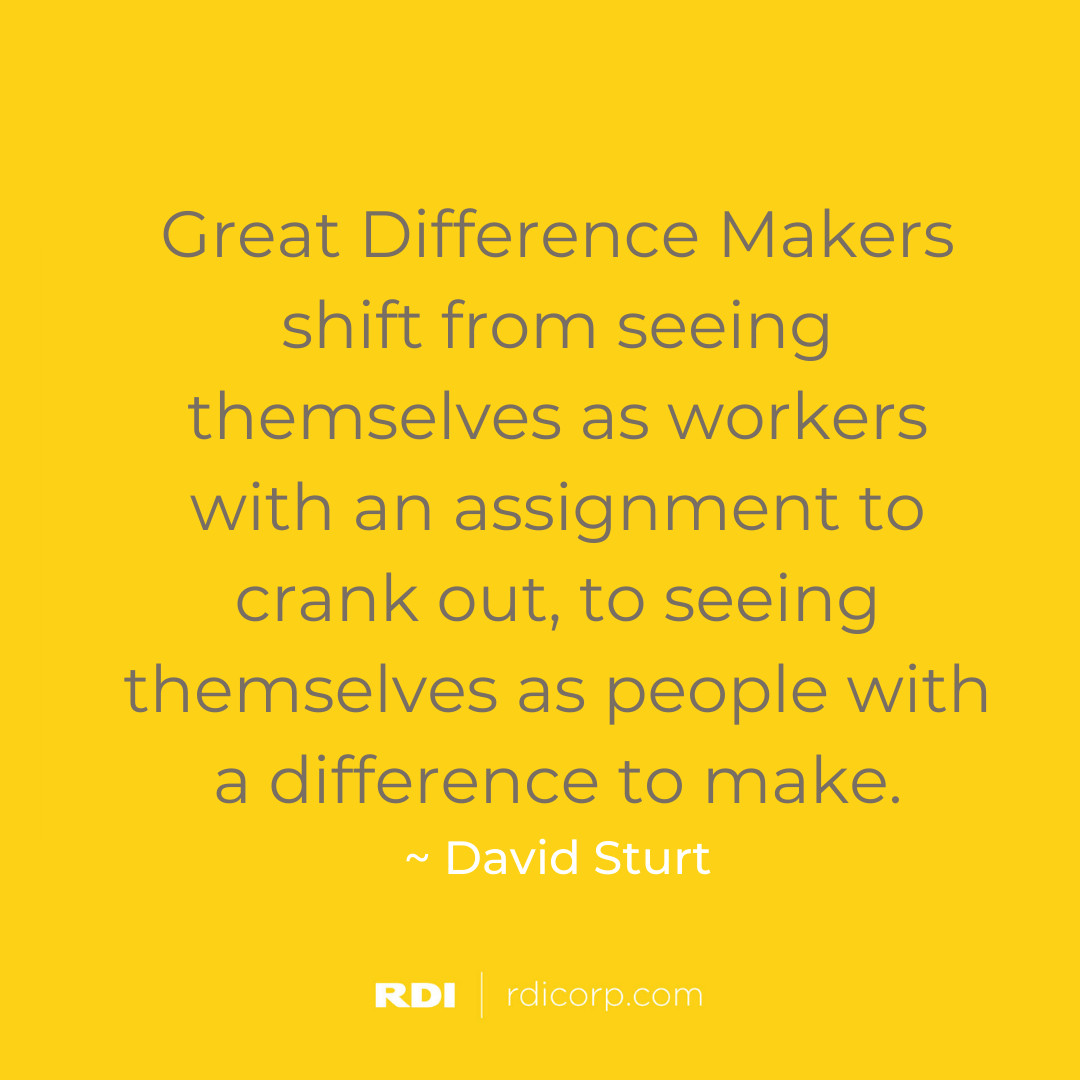 RDI Corporation Blog - 6 Ways to Make a Difference on Your Team and in Your Role